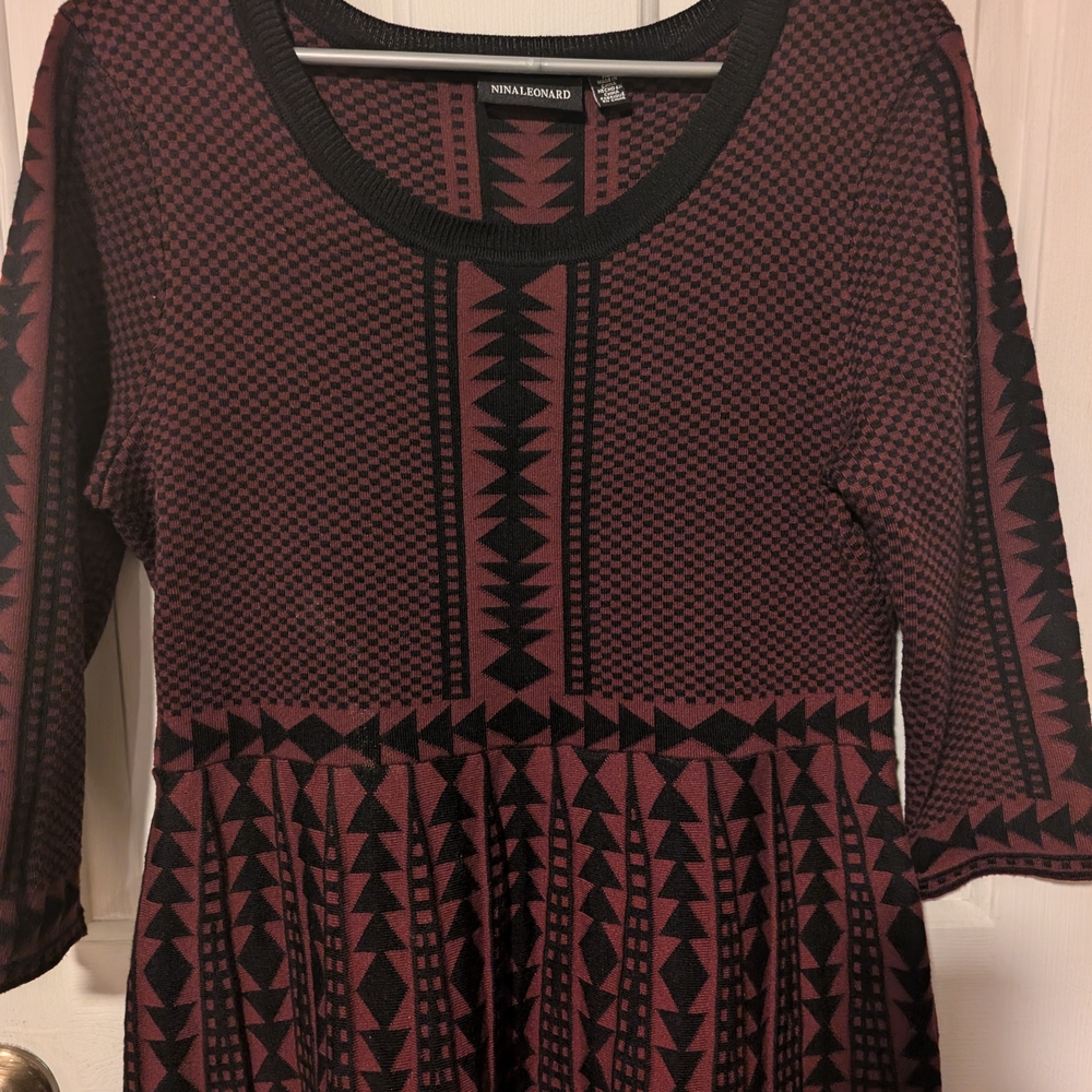 Women's Nina Leonard Sweater Dress Size XL